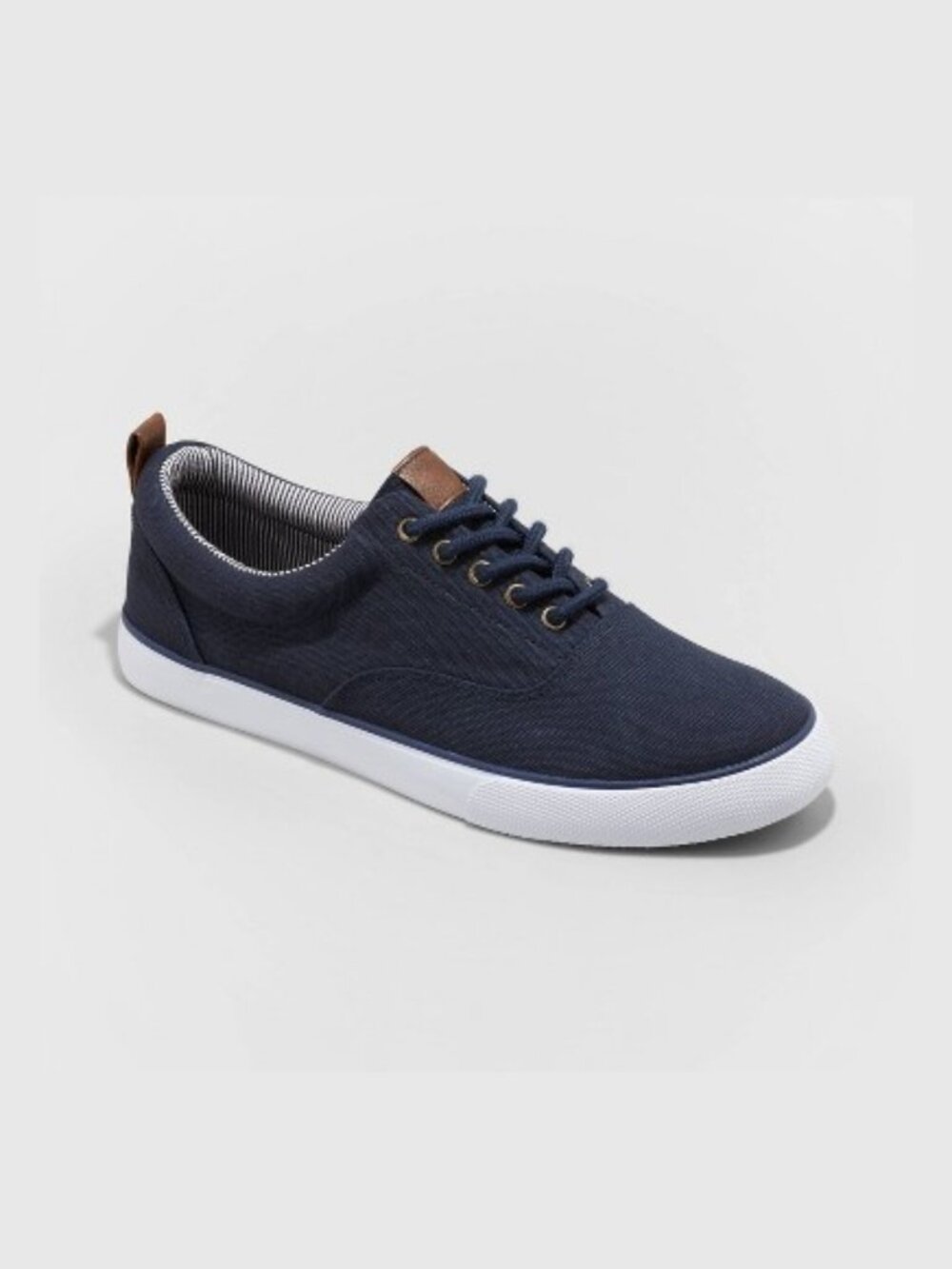 Goodfellow & Co Mens Brady Low Top Lace Sneakers 86802321 Navy Blue Size 7
